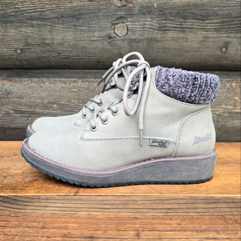 Blowfish NEW Comet Modern Rustic Chic Wanderlust Wedge Cozy Bootie 8M - Picture 3 of 16